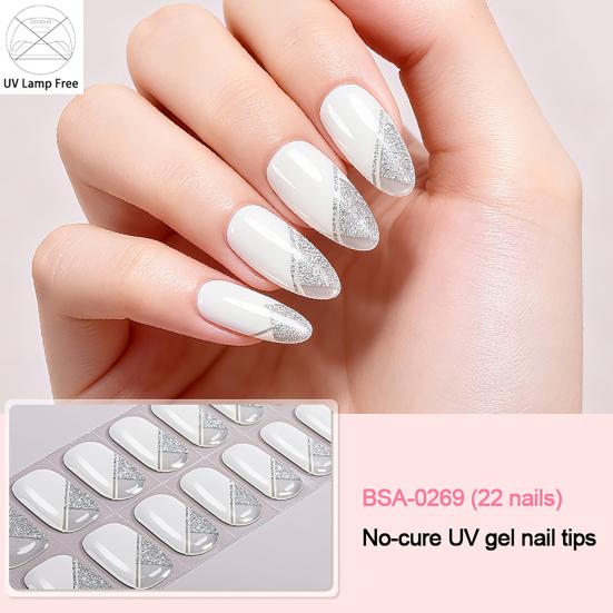 Tiras de Gel para Unhas Leopardo com Lixa Fácil de Aplicar Remover Autocolantes de Unhas Decalques Mulheres Meninas Manicure em Casa DIY Esmalte Wrap Arte de Unhas