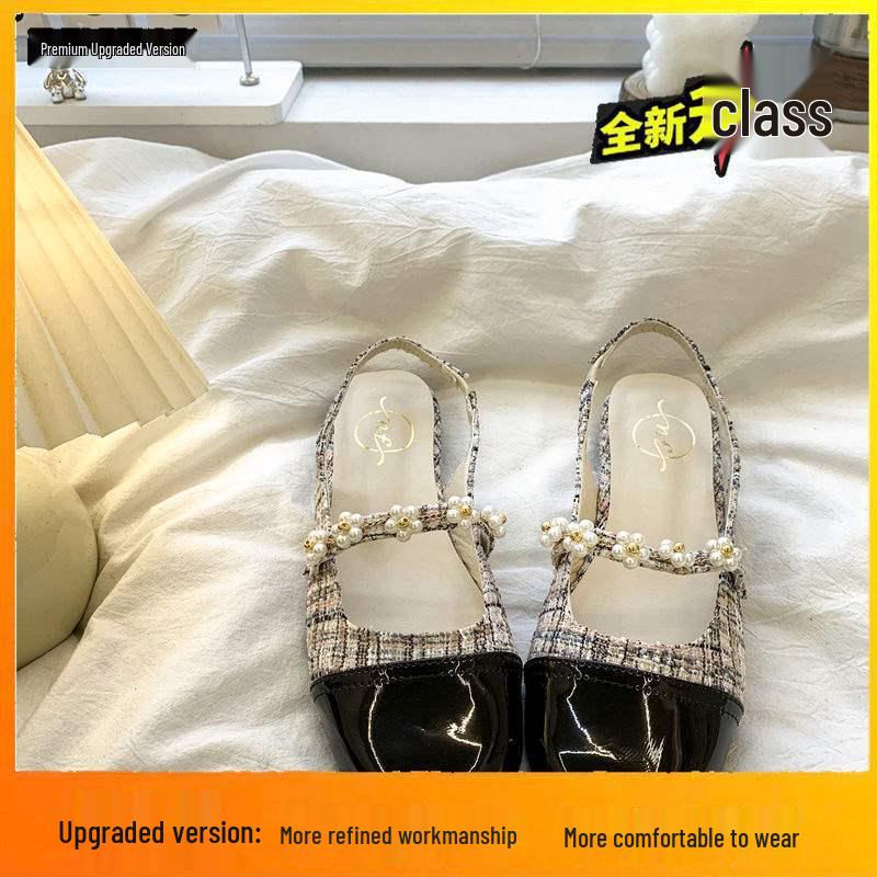 2025 Summer Internet Celebrity Mary Jane Style Round Toe Women's Sandals