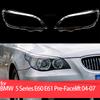 Auto Accessory Replace Transparent Lights Shell Headlight Housing Cover for BMW E60 E61 5 Series 520 523 525 530i 2004-2007