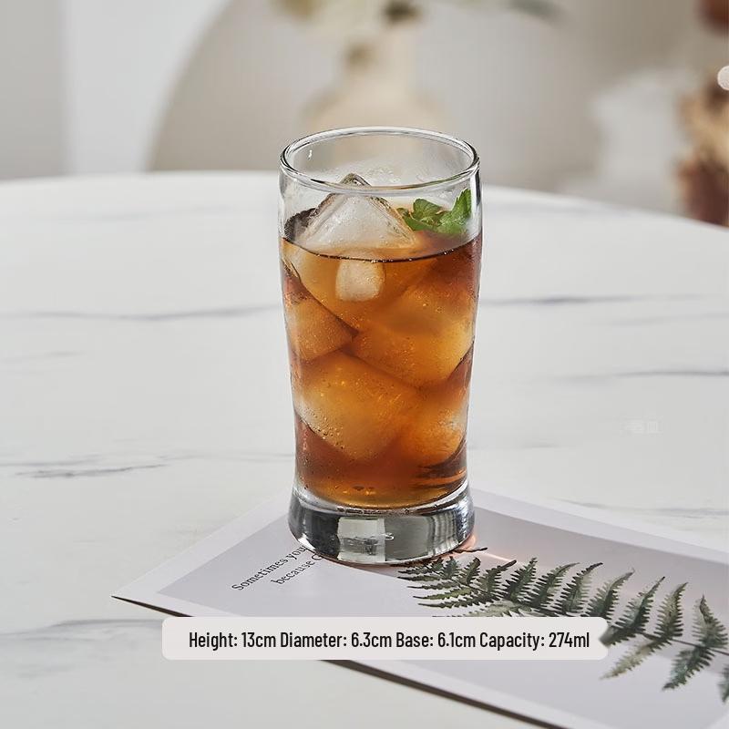 LISM Heat-Resistant Collins Cocktail Glasses