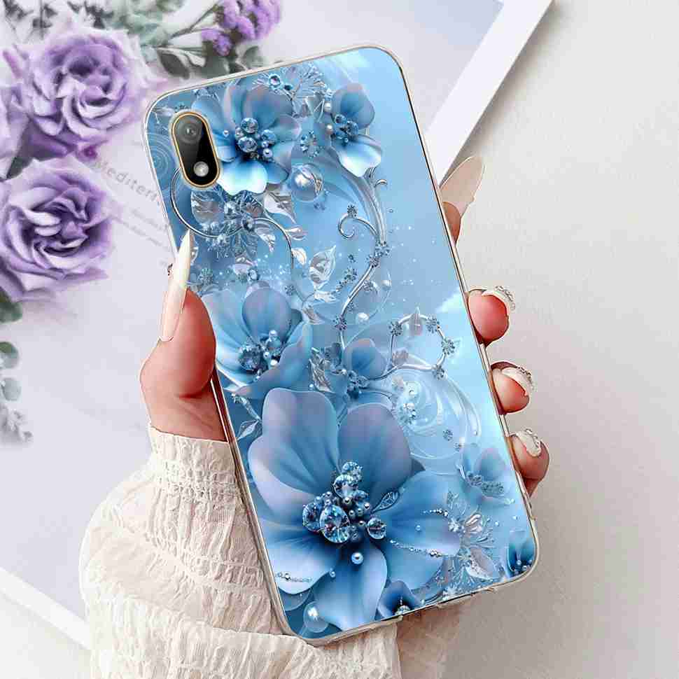 For Huawei Y5 2019 AMN-LX1 Case Colorful Butterfly Flowers Soft Silicone TPU Back Cover For Huawei Y5 Y5 AMN-LX2 AMN-LX3 Bumper