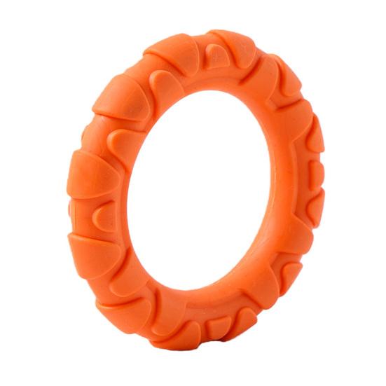 Pet Chew Toy TPR Material Tug-of-War Interactive Training Teeth Dog Chew Ring Bite-Resistant Medium Large Dogs Safe Chew Toy