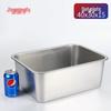 Jingqingfu Rectangular Deep Stainless Steel Basin & Drain Tray