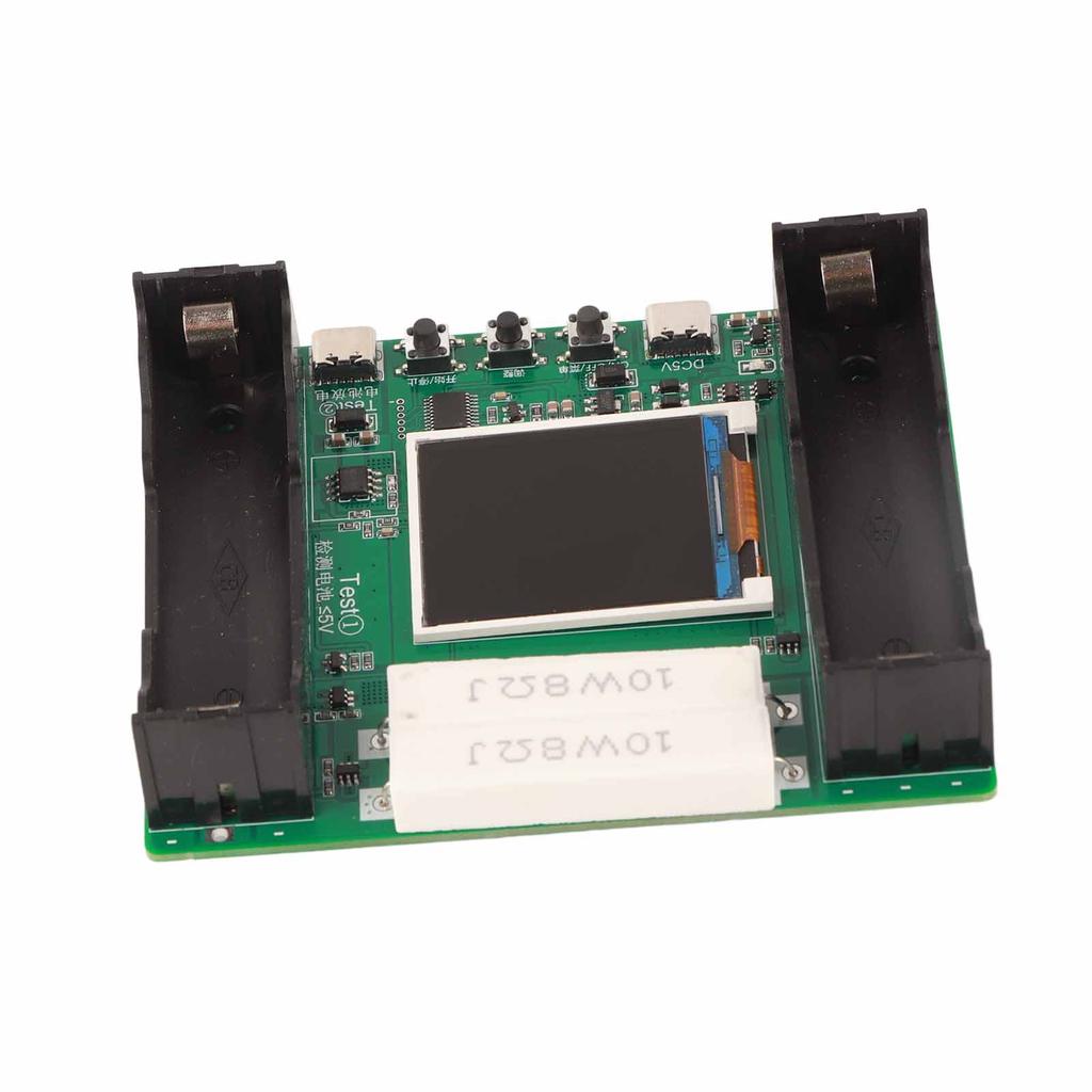 Battery Internal Resistance Tester 1.77in LCD Display Modes Adjustable 18650 Lithium Battery Capacity Tester DC5V