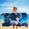 Anime Z-Zenless Zone Zero Beach Towel Colorful Bath Towels For Girl Microfiber Quick Dry Sand Beach Yoga Spa Gym Pool