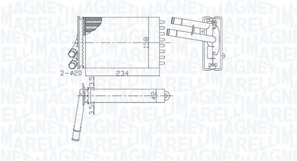 Magneti Marelli Heater 350218462000