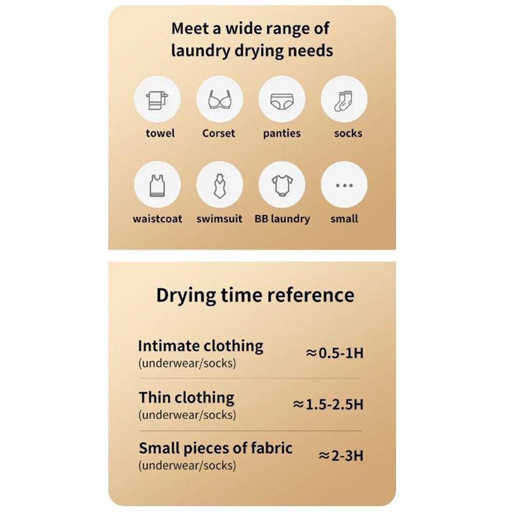 Large Capacity Electric Dryer Hangable Clothes Dryer Clothing Care Machine Apartment Use