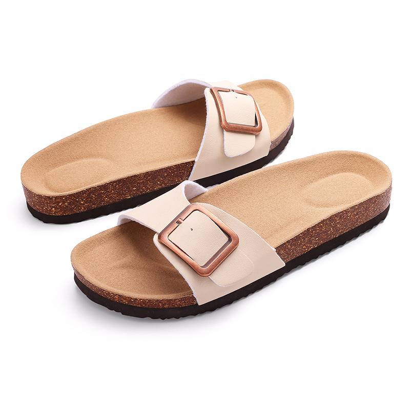 Fashion Kidmi Summer Women Sandals Women Flat Sandals Outdoor Beach Sandals Casual Vacation Nonslip Slippers Walking Cushion Sandals