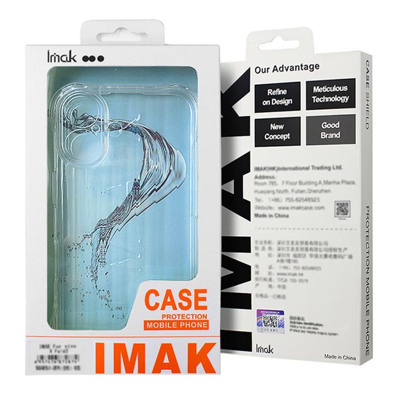 IMAK For iPhone 16 Case Corrugated Texture Airbag Protection TPU Phone Cover
