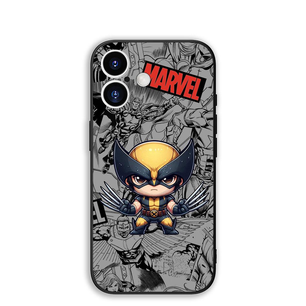

Cover for OPPO A40 A80 A60 A38 A79 A15 A16 A17 A18 A58 A78 A57 A53 A40M 4G 5G Phone Case Spider Man Marvel Sticker Deadpool OPPO A16S