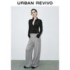 UR 2025 Autumn Women's Casual High-Waist Drawstring Wide-Leg Pants