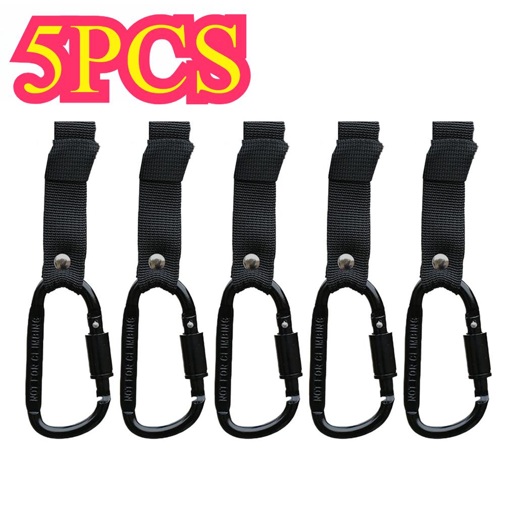 Motorcycle Electric Scooter Hook Front Hook Aluminum Alloy Handlebar Hook for Bicycle Handlebar Hook Clip No-Drill Hook Black