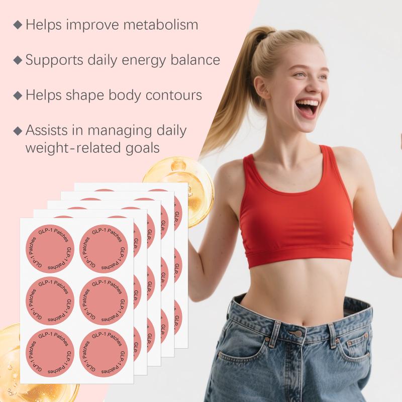 30Pcs Slimming Patches Body Sticker Healthy Body Comfortable Care Weight Loss Patch Round Hydrocolloid Invisible Patches