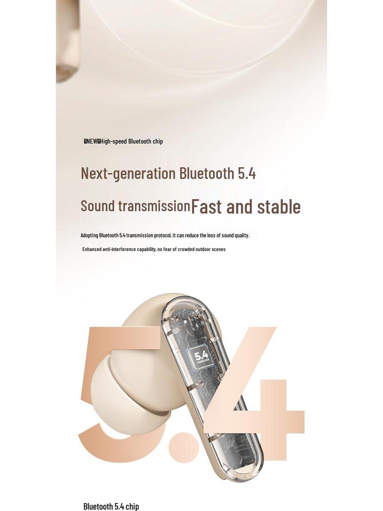 Digital Display Bluetooth S510 Headset - 2025 Model: Wireless, High-Quality Sound, Low Latency, Perfect for Gaming.