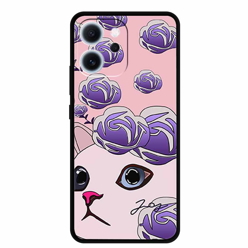 For Oppo Reno15 F Case 3D Flower Emboss Luxury Soft Silicone Phone Back Cover Case For Reno15F Reno 15 F Floral Gift Funda Coque