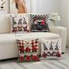 Cross-Border Christmas Pillowcase: Festive Sofa & Office Cushion Cover