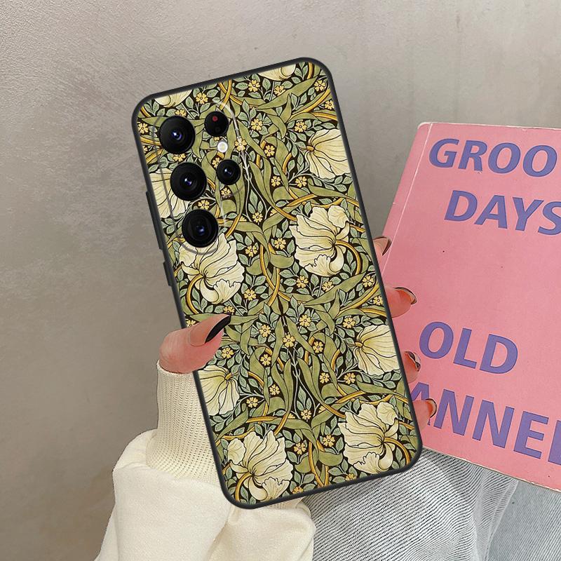 

Чехол William Morris для Samsung Galaxy S23 Ultra S22 Plus S21 Ultra S20 FE S9 S10 Note 10 20 Ultra Galaxy S23