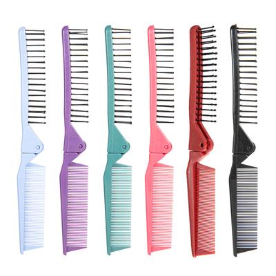 Kreativer tragbarer Air-Hotel-Reise-Klappkamm, tragbarer Kamm, Haarmassage, faltbarer Taschenkamm, Barba-Styling-Tools