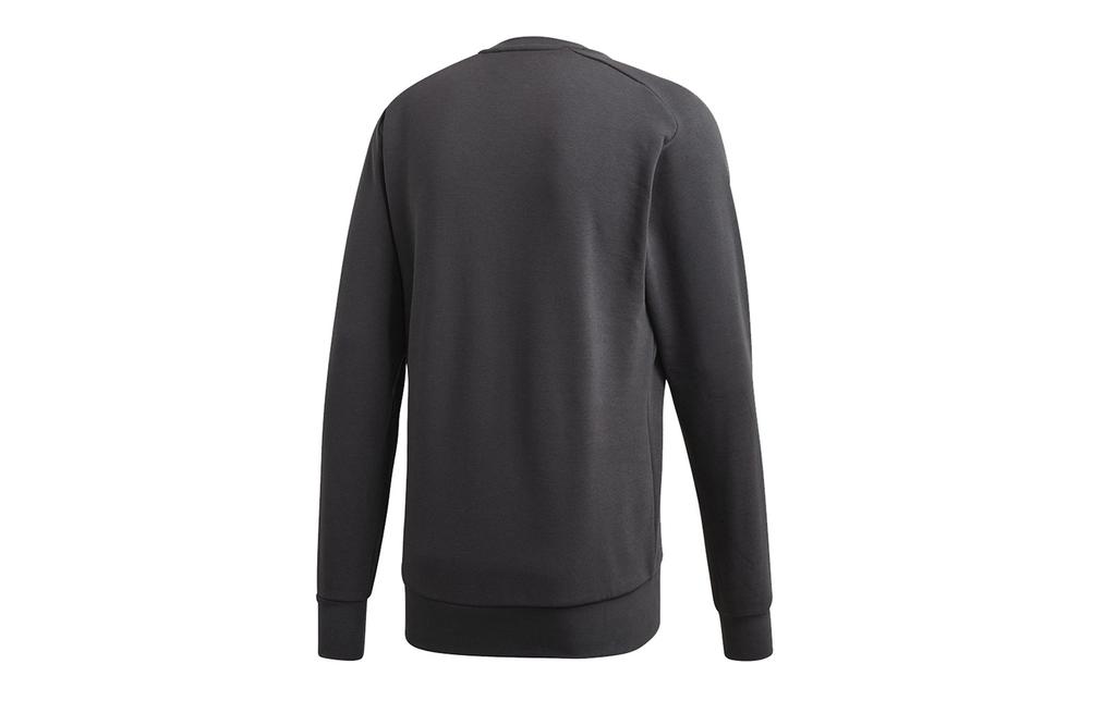 adidas Sweatshirts Men's Black Crew Neck Moderate Regular FI1470