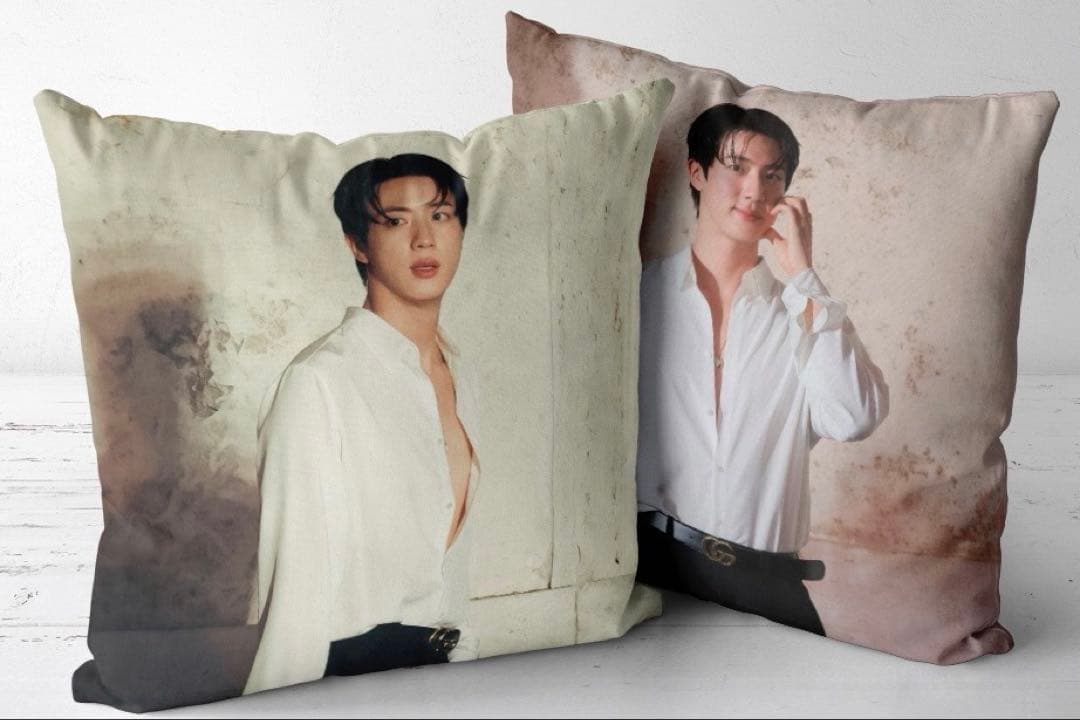 [Б/У] Наволочка для подушки BTS Сокджин JIN