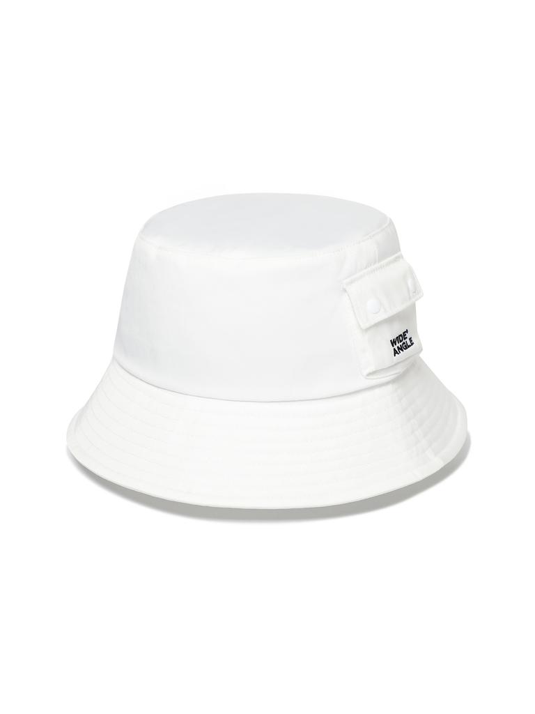 WIDEANGLE Co Side Pocket Basic Hat_White