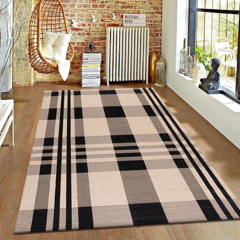 Colorful Geometric  Abstract Pattern Carpets Suitable for Living Room Multiple Colors Designs Available Home Decoration