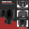 2 In 1 Car Cup Holder Expander With Phone Holder, 2.6"-3.93" Vehicle Cupholder Extender Adapter With Expandable Base, Auto Interior Water Bottle
