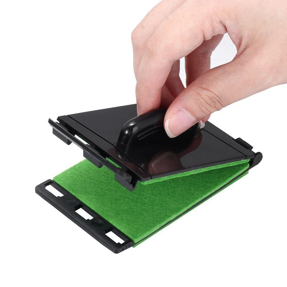 Cleaning Tool Guitar String Cleaner Brush Green Guitar Fretboard Rub String Cleaner Brush Bass