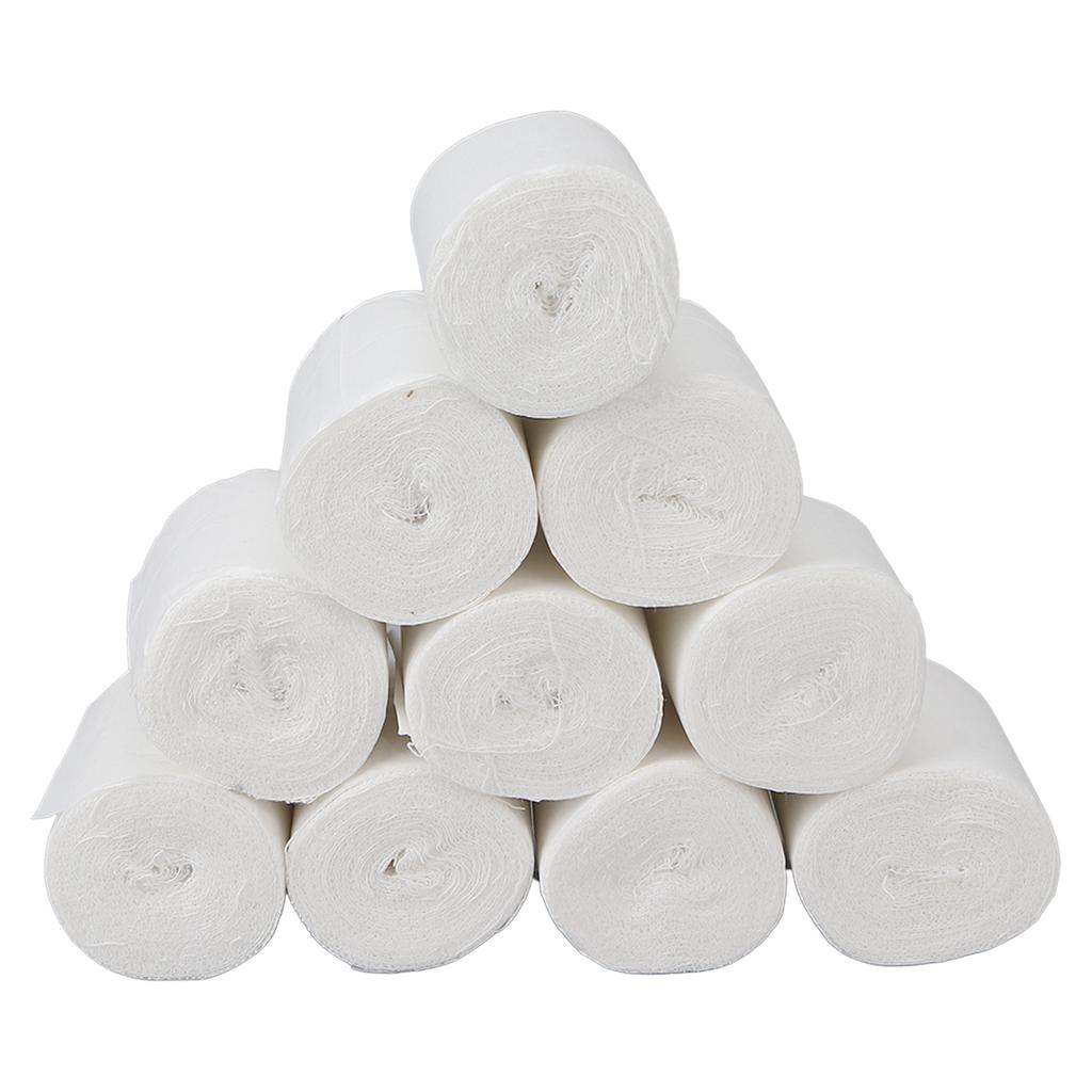 10 Rolls Rolled Stretch Bandages Wrap Elastic Atheletic Sports Compression Bandage Wrap 2.4inches X 6.6Yards