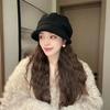 Women's Winter Built-in Ear Muffs and Yarn Cap - Non Elastic, Suitable for Cold Weather, Comfortable Texture Fabric