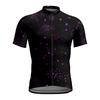 Mens Cycling Jersey Short Sleeve Breathable Quick-Dry Print Bike Shirt Road Riding