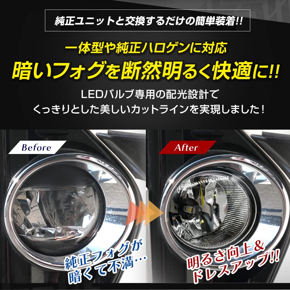 Replacement Fog Lamp Glass Lens Unit for Toyota Vehicles with Adjustable Beam Heat Replaces OEM LED Fog Lights with Aftermarket Parts Axis, Resistant,