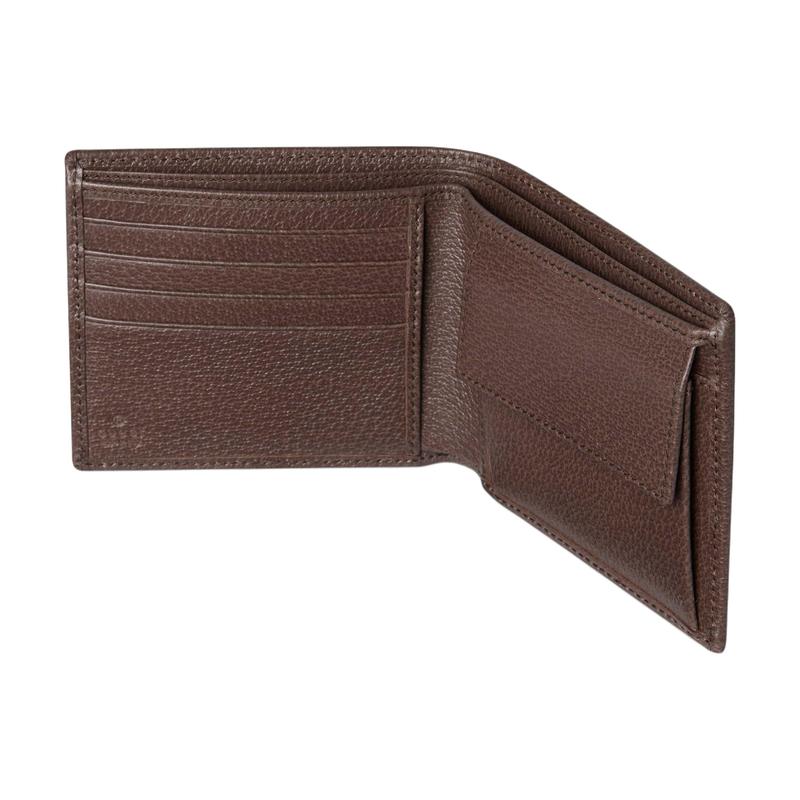 Gucci Portefeuille Ophidia en toile avec détail Web usé et logo Double G pour homme - Beige
