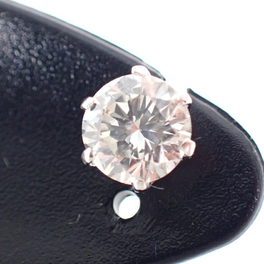 K18WG Diamond 0.387 Earrings (One Side) / j23-1