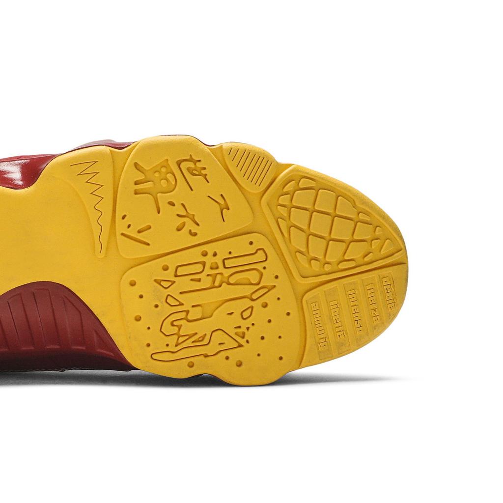Air Jordan 9 Retro 'Bentley Crawfish Ellis' (Unisex) White / Dark Cayenne-Unvrsty Gold Vintage Basketball Shoes 302370 140