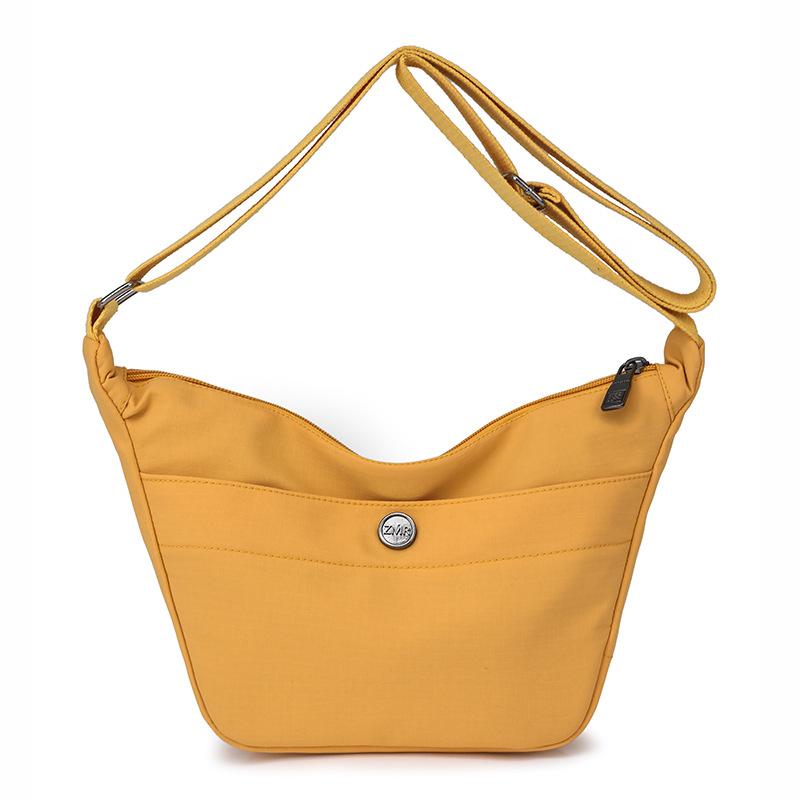 

Однотонная женская сумка Hobo Bag через плечо жёлтый