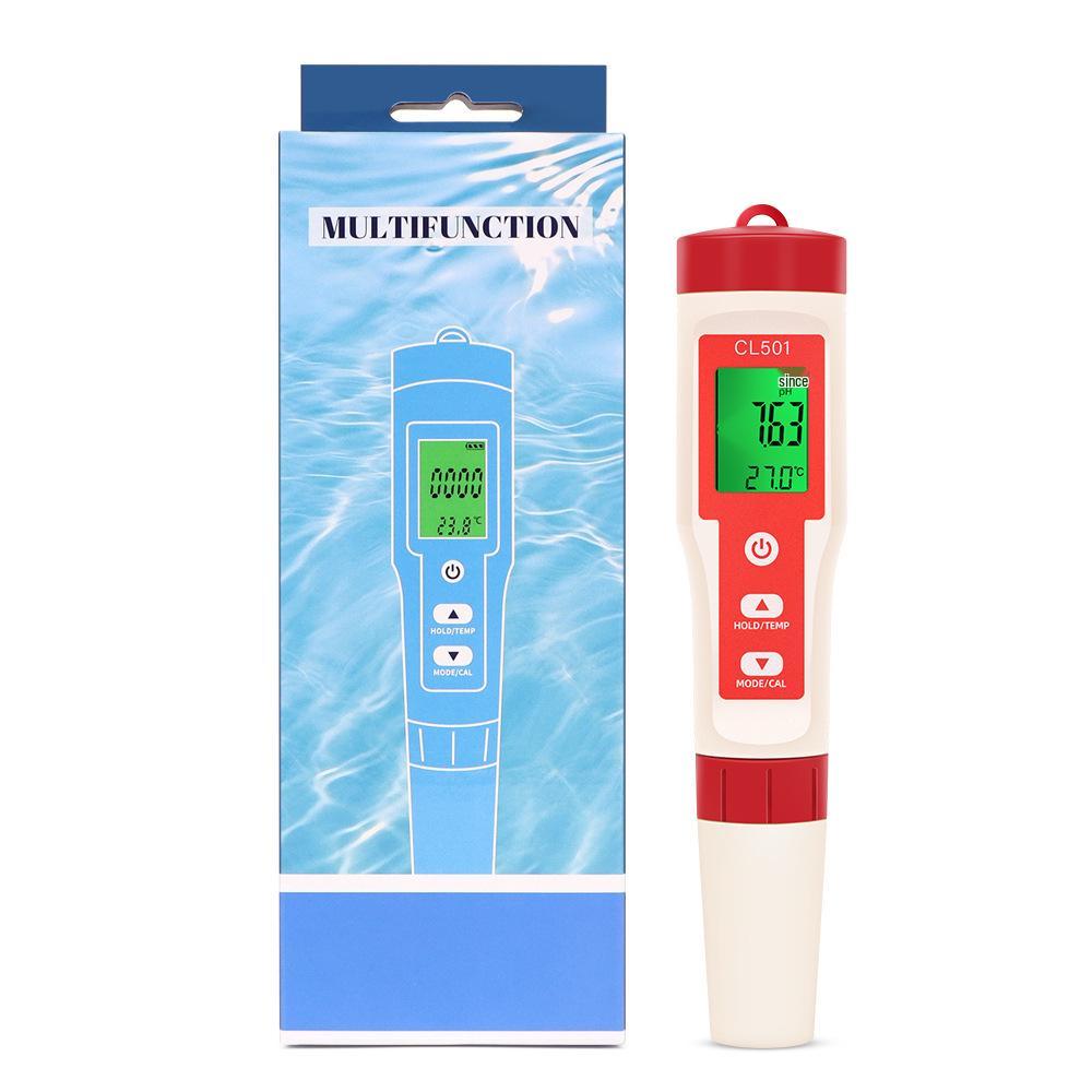 TDS and pH Water Quality Test Pen for Household Use: High Precision EC Conductivity Measurement Instrument