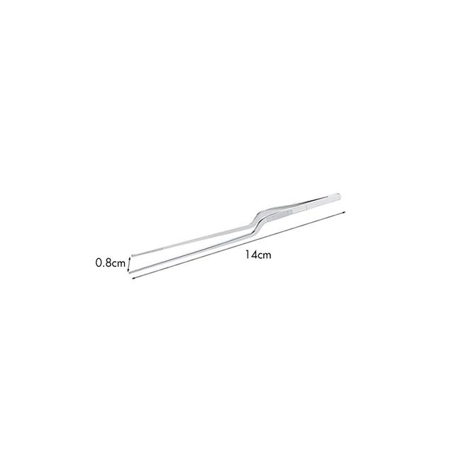 

Colorful 6/8/12-Inch Kitchen Tongs, Stainless Steel Culinary Precision Tweezer BBQ Tongs - Food Styling Baking Decor