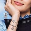 Pandora Forever Friend DIY Fashion Personality Silver Necklace Pendant Beads Women necklace 788165NCC