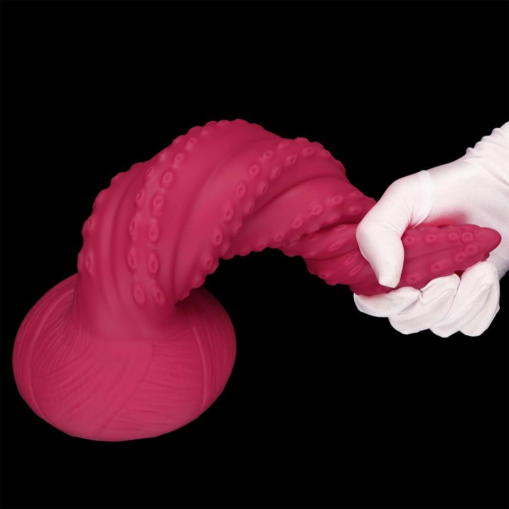 Extra Large Tentacle Silicone Prostate Massager, Flexible Fantasy Anal Plug for Men Adult G-Spot Stimulation, Sex Toys for Unisex Butt Plug