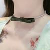 Bow necklace women's niche simple fashion versatile collarbone chain aesthetic temperament design cold wind neck chain