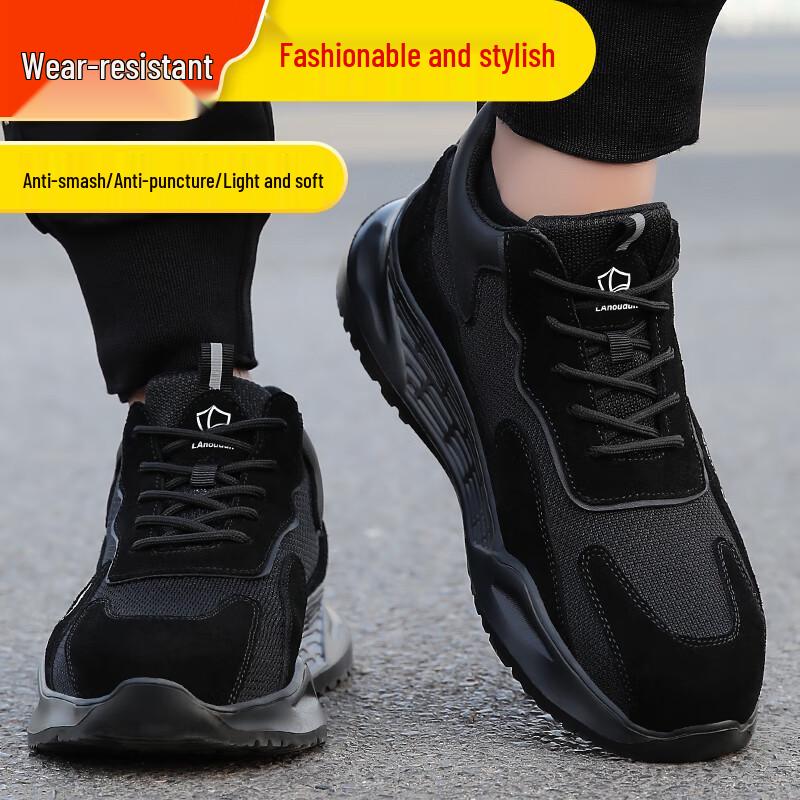 Blue Shield Men s Lightweight Steel Toe Safety Shoes 42