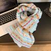 Fair Island Contains Knitted Scarves for Women, Warm In Autumn and Winter, Thickened and Cold-proof, Student Neck Protection, and Advanced Atmosphere