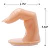 5Pcs Practice Fingers Manicure Beginners Training, Acrylic Uv Gel Finger Design False Nail Tips Model Diy Display Tool