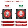 New 12V 24V 2 and 4 Position Power Switch 200A 300A Battery Disconnect Power Cut Off Kill Switch For Car Vehicle RV Boat Marine