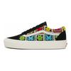 Vans נעלי סקייטבורד אולד סקול 36 די-אקס נמוכות יוניסקס סניקר שחור לבן צהוב VN0A4BW3F3H