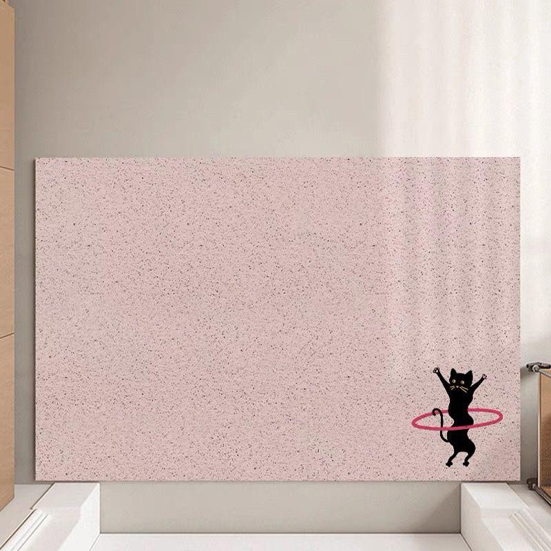 MELLON Cartoon Knipbaar PVC Zijde Ring Deurmat Waterabsorberende en Sneldrogende Vloermat Hal Entree Stofmatten 40x60cm