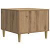 Artisan Oak Coffee Table 50 X 49 X 40 Cm Wood Based Material