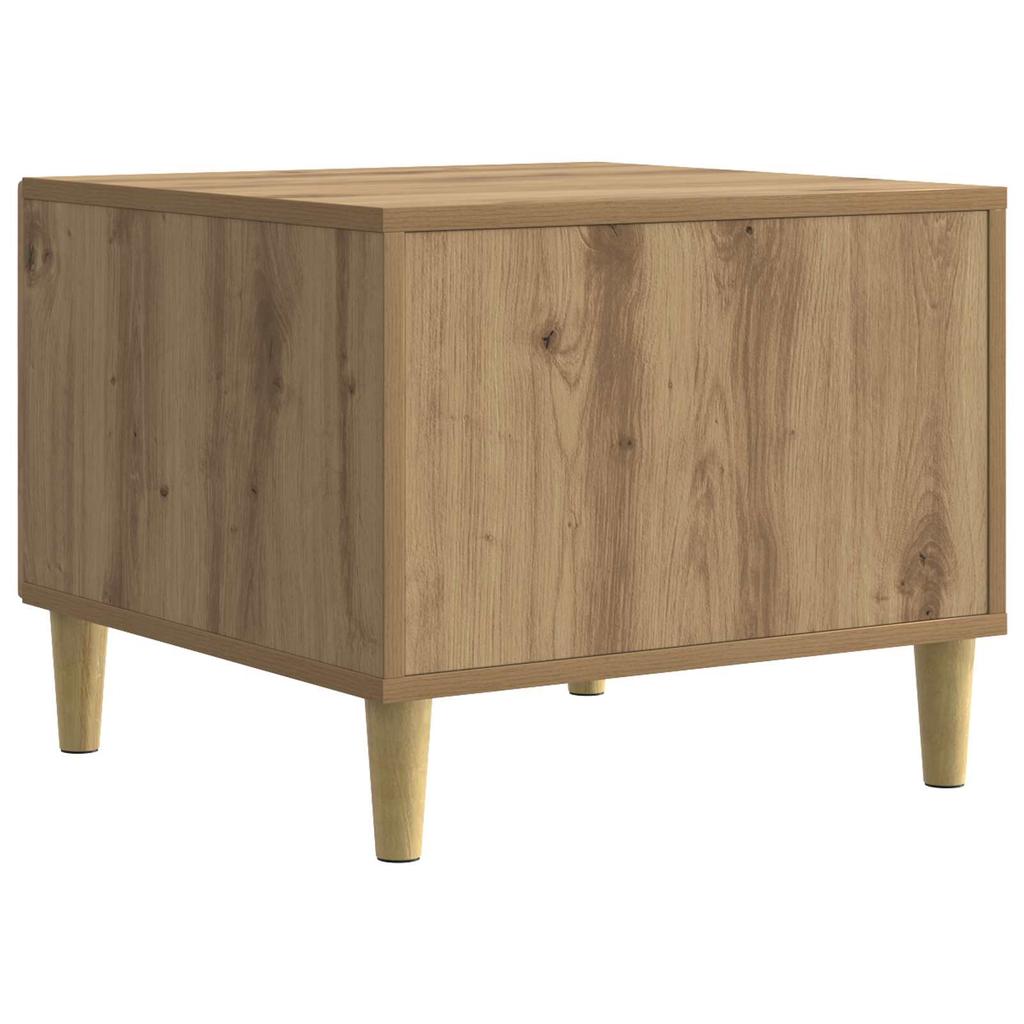 Artisan Oak Coffee Table 50 X 49 X 40 Cm Wood Based Material