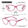 New trendy and fashionable reading glasses, cat-eye, cross-border reading glasses for women from Europe and America